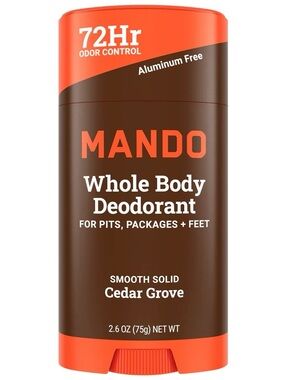 Mando Cedar Grove Smooth Solid Whole Body Deodorant 2.6oz